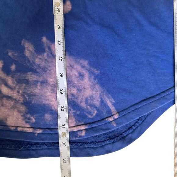 Vie Richie Paris Mens M Cartoon Dog Short Sleeve Sweater Top Bleached Streetwear - Picture 7 of 9